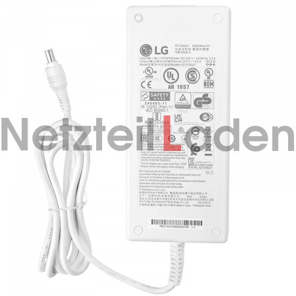 Netzteil LG 27BP85UK-W 20V 9A