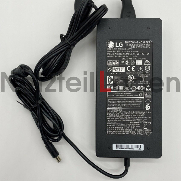 Schwarz Netzteil LG 27BP95E 27BP95E-B