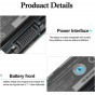 Toshiba Satellite Pro C850-10U Original 10.8V 4200mAh 48wh 6 Zellen Akku