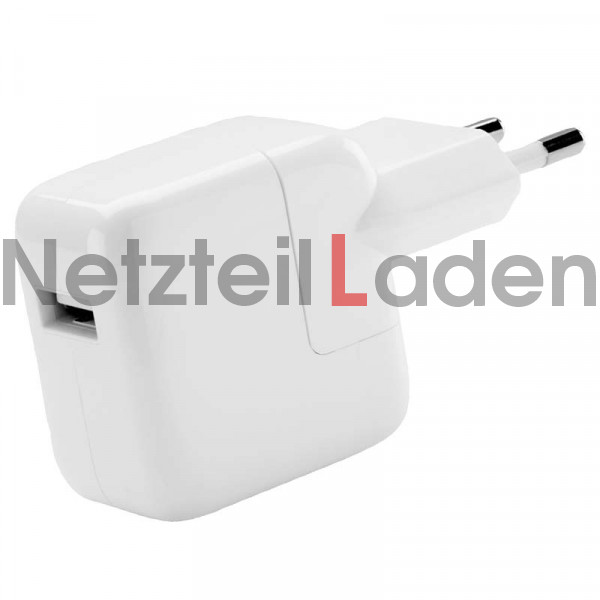 12W USB Power Adapter Netzteil für Apple MD836ZM/A + USB Ladekabel