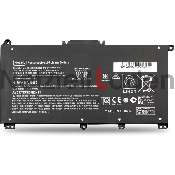 Akku HP 17-cp0047nr 17-cp0048nr 11,28V 41wh